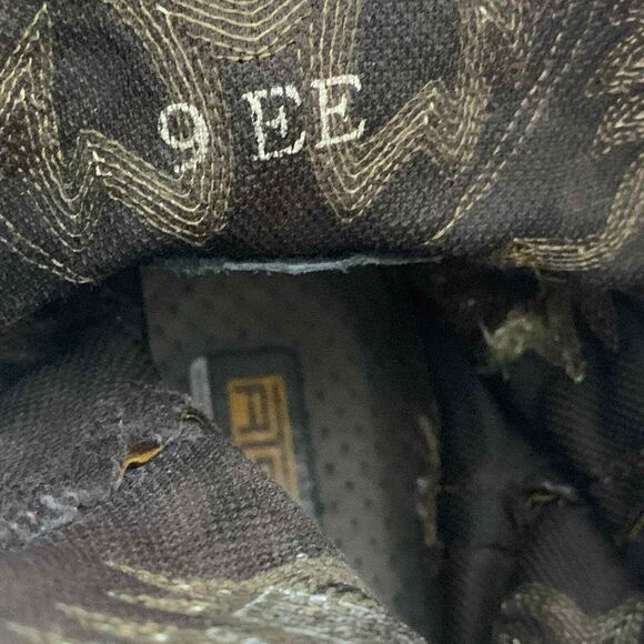 Ariat Mens Boots Size 9EE‎ Brown Gold Leather Pull On Square Toe Western - Picture 12 of 12